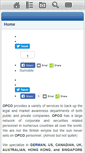 Mobile Screenshot of opcobusinessservices.info